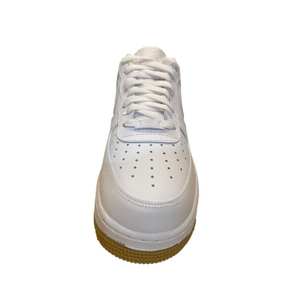 Nike Air Force 1 07' White Gum Light Brown Mens Basketball Shoes DJ2739 100 NEW - Picture 4 of 8